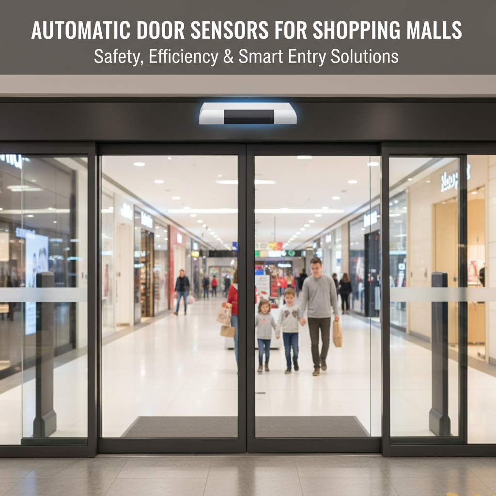 Automatic Door Sensors for Shopping Malls | Safety, Efficiency & Smart Entry Solutions